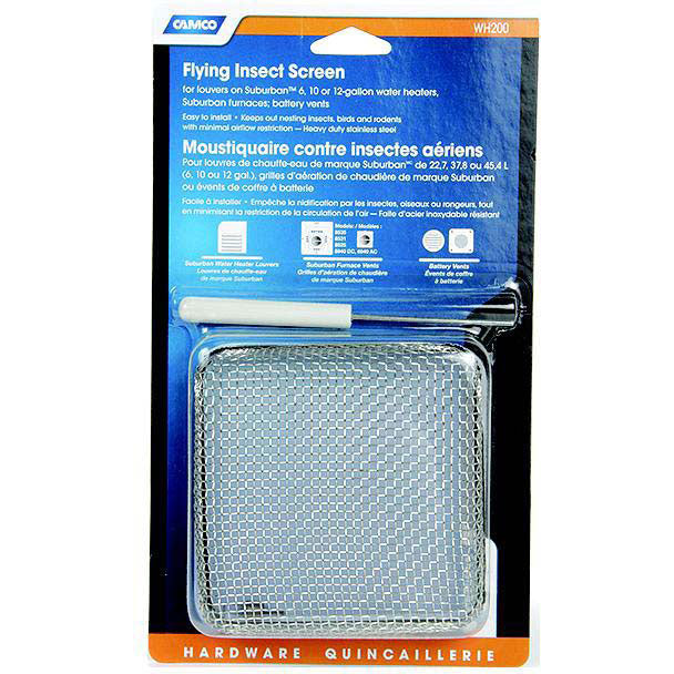 Water Heater Flying Insect Screen